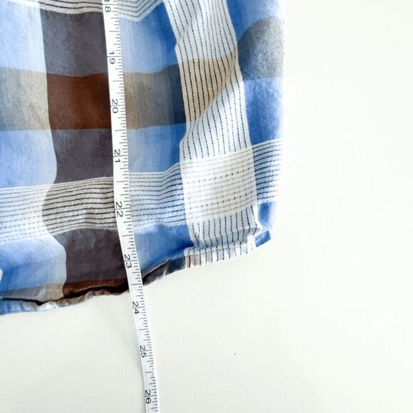 Tommy Bahama Men's Casual Button Down Shirt Plaid Island Modern Fit Blue Small - Picture 5 of 8
